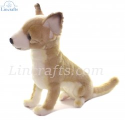 Soft Toy Dog, Chihuahua Sitting by Hansa (31cm) 6501