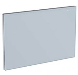 Geberit Omega White Glass Cover Plate