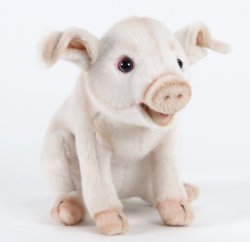 Soft Toy Pig by Hansa (20cm) 3380