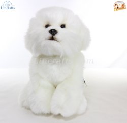 Soft Toy Bichon Frise Dog by Faithful Friends (23cm)H FBF03