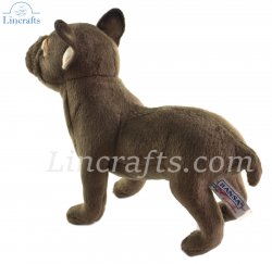 Soft Toy Dog, French Bulldog by Hansa (26cm.L) 6594