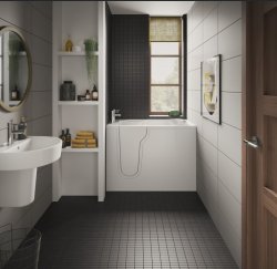 Hartford Walk-in Bath with Twin Waste