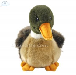 Soft Toy Bird, Baby Duckling by Hansa (19cm) 2053