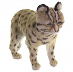 Soft Toy Leopard Cat Shihu by Hansa (55cm) 7740