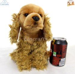 Soft Toy Dog, Cocker Spaniel (Gold) by Faithful Friends (25cm)H FCS03