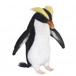 Soft Toy Bird, Snares (Crested) Penguin by Hansa (22cm) 7096
