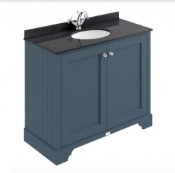 Bayswater Bathrooms Stiffkey Blue 1000mm 2-Door Basin Cabinet