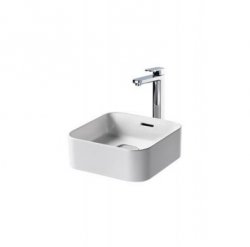 Ideal Standard Strada II 40cm Square Vessel Basin with Overflow, Clicker Waste