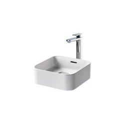 Ideal Standard Strada II 40cm Square Vessel Basin with Overflow, Clicker Waste - Stock Clearance