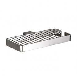 Origins Living Chrome Lounge Double Metal Soap Basket