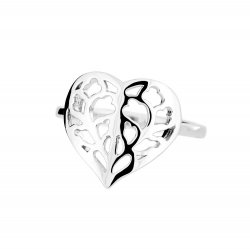 Azendi Silver Heart of Yorkshire Ring