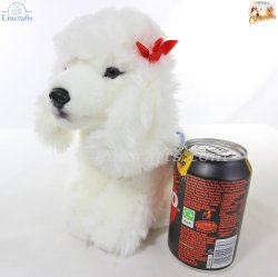 Soft Tot Dog, White Poodle by Faithful Friends (23cm)H FPW03