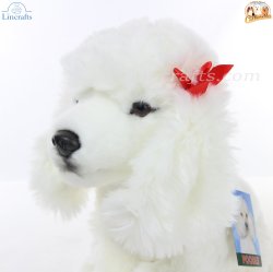 Soft Tot Dog, White Poodle by Faithful Friends (23cm)H FPW03