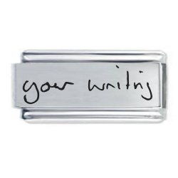 Handwriting Custom Made Italian Charm Superlink