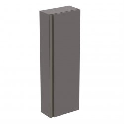 Ideal Standard Tesi Matt Dark Taupe 40cm Half Column Unit with 1 Door