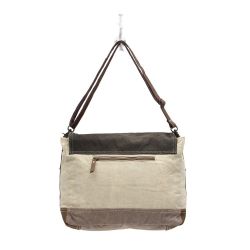 Grand Bazar Canvas & Leather Messenger Bag