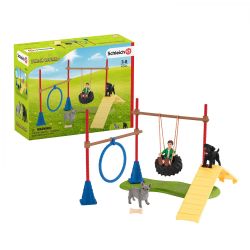 Puppy Dog Agility Training - Farm World - Schleich - 42536