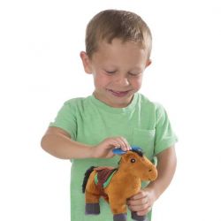 Melissa & Doug Horse Care Feed & Groom Play Set - 17 Pieces