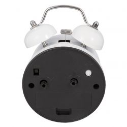 White Metal Alarm Clock - Clayre & Eef 