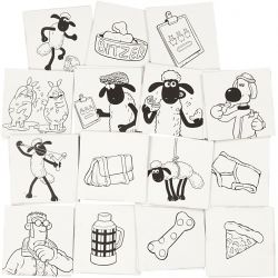 Shaun The Sheep - Memory Game - 30 Pieces - Creative Colour In