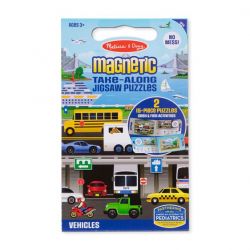 Vehicles Take Along Magnetic Puzzle Jigsaw Melissa & Doug