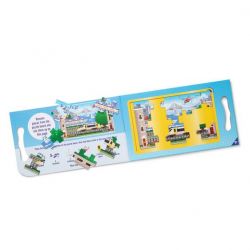 Vehicles Take Along Magnetic Puzzle Jigsaw Melissa & Doug