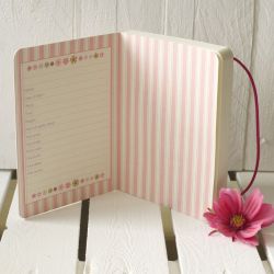 New Mummy Journal Notebook - Flowers Pink - Rufus Rabbit