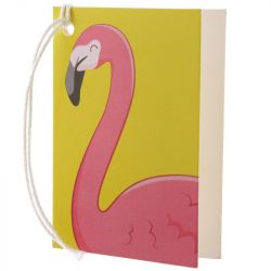 Flamingo & Pineapple Tropical Gift Wrapping Paper 2 Sheets & 2 Tags