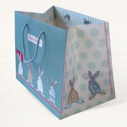 Rufus Rabbit - Melamine Dinner Gift Set - Boy 