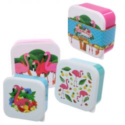 Flamingo Lunch Box Set - Cool Bag & Boxes