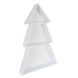 Wooden Tree Shelf - White - Clayre & Eef
