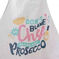 Prosecco Slogan Novelty Apron - Poly Cotton