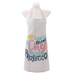Prosecco Slogan Novelty Apron - Poly Cotton