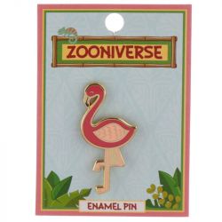 Flamingo Zooniverse Design Enamel Pin Badge 