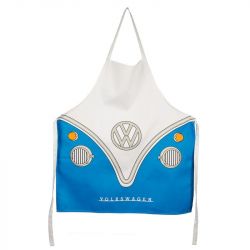 Volkswagen VW T1 Campervan Poly Cotton Apron - Blue