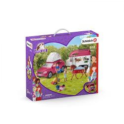 Horse Adventure Car & Trailer Plus Accessories Play Set - Schleich - 42535