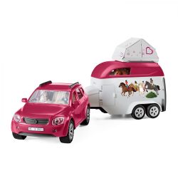 Horse Adventure Car & Trailer Plus Accessories Play Set - Schleich - 42535
