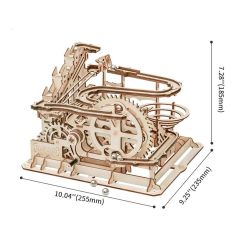 Marble Parkour Marble Run DIY Wooden Model Kit 3D - 254 Pieces - Fountasia