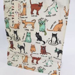 Happy Cat Collection - Reusable Shopping Bag - Strong PVC - Highlands