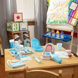 Melissa & Doug Super Smile Dentist Kit Play Set - 25 Piece