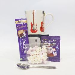Cadbury's Hot Chocolate & White Guitar Mug Gift Set