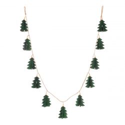 Felt Christmas Tree Garland - Green 180cm - Floralsilk