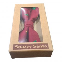 Christmas Tree Red Bowtie - Boxed - Snazzy Santa
