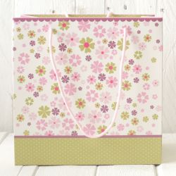 Flower Design Gift Bag - The Little Dog