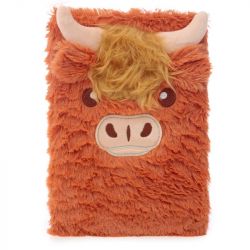 Highland Coo Fluffies Cow Notepad Notebook A5