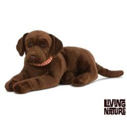 Giant Chocolate Labrador Dog Plush Soft Toy - 60cm - Living Nature