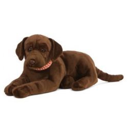 Giant Chocolate Labrador Dog Plush Soft Toy - 60cm - Living Nature