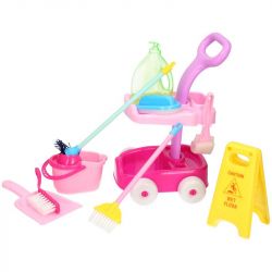 Cleaning Toy Play Set - 9 Items - Pretend Play - Starter Set