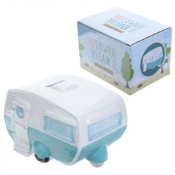 Caravan Touring Novelty Money Bank Box 