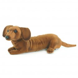 Soft Toy Dog, Dachshund by Hansa (30cm) 4002